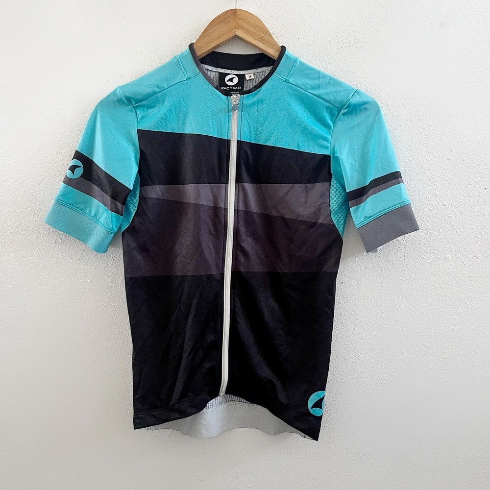 PACTIMO Jersey in Geometric Pattern Size Medium